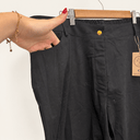 Prototype – Pantalon à braguette boutonnée – Coton noir – XXL – A118 - Quintessence