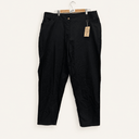 Prototype – Pantalon à braguette boutonnée – Coton noir – XXL – A118 - Quintessence