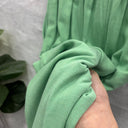 Prototype – Pantalon taille élastiquée – Viscose et lin – Vert menthe – S – N°020 - Quintessence