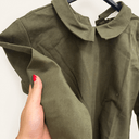 Prototype – Robe à col chemise – Vert kaki – XS / S – N°111 - Quintessence