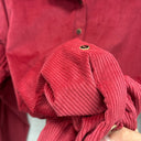 Prototype – Robe chemise – Velours côtelé – Rouge – XXL – Référence à confirmer - Quintessence