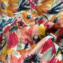 Prototype – Robe longue à col volanté – Coton fleuri – Écru multicolore – S – N°036 - Quintessence