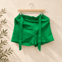 Prototype – Short à ceinture à nouer – Vert vif – S – N°052 - Quintessence