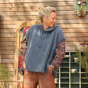 Pull capuche Calypso - Bleu minéral - Quintessence