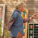 Pull capuche Calypso - Bleu minéral - Quintessence