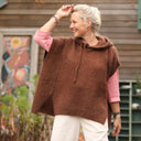 Pull capuche Calypso - Chocolat - Quintessence