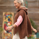 Pull capuche Calypso - Chocolat - Quintessence