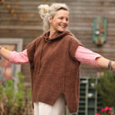 Pull capuche Calypso - Chocolat - Quintessence