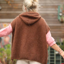 Pull capuche Calypso - Chocolat - Quintessence