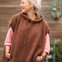 Pull capuche Calypso - Chocolat - Quintessence