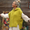 Pull capuche Calypso - Citron vert - Quintessence