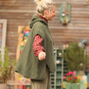 Pull capuche Calypso - Kaki - Quintessence