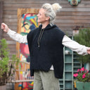 Pull capuche Calypso - Noir - Quintessence