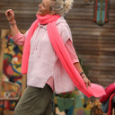 Pull capuche Calypso - Rose poudré - Quintessence