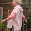 Pull capuche Calypso - Rose poudré - Quintessence