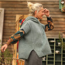 Pull capuche Calypso - Vert eucalyptus - Quintessence