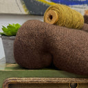 Pull col rond Christina — mohair châtaigne - Quintessence