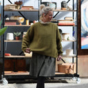 Pull col rond Christina — mohair kiwi - Quintessence
