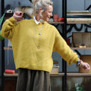 Pull col rond Christina — mohair mimosa - Quintessence