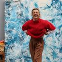 Pull Coraline Rouge vermillon - Quintessence