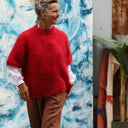 Pull Coraline Rouge vermillon - Quintessence