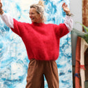 Pull Coraline Rouge vermillon - Quintessence