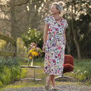 Robe Acacia - armuré de coton "Herbier Enchanté" - Quintessence