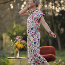 Robe Acacia - armuré de coton "Herbier Enchanté" - Quintessence