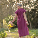 Robe Acacia – Armuré de coton raisin - Quintessence