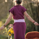 Robe Acacia – Armuré de coton raisin - Quintessence