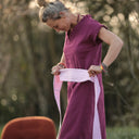 Robe Acacia – Armuré de coton raisin - Quintessence