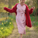 Robe Acacia – coton “Jardin Corail” - Quintessence