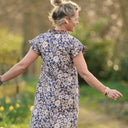 Robe Acacia – Coton “Jardin Indigo” - Quintessence