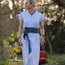 Robe Acacia coton rayé océan | Quintessence