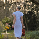 Robe Acacia coton rayé océan | Quintessence