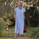 Robe Acacia coton rayé océan | Quintessence
