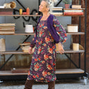 Robe Adélaïde — Viscose Automne sauvage - Quintessence