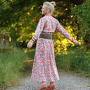 Robe Agathe Coton Capucine corail | Quintessence