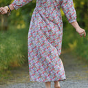 Robe Agathe Coton Fleuri champêtre | Quintessence