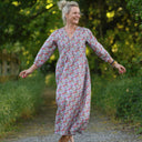 Robe Agathe Coton Fleuri champêtre | Quintessence