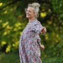 Robe Agathe Coton Fleuri champêtre | Quintessence