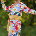 Robe Agathe Viscose Mystère botanique | Quintessence