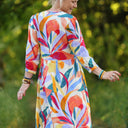 Robe Agathe Viscose Mystère botanique | Quintessence