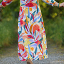 Robe Agathe Viscose Mystère botanique | Quintessence