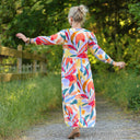 Robe Agathe Viscose Mystère botanique | Quintessence
