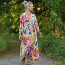Robe Agathe Viscose Mystère botanique | Quintessence
