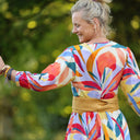Robe Agathe Viscose Mystère botanique | Quintessence
