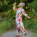 Robe Agathe Viscose Mystère botanique | Quintessence