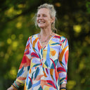 Robe Agathe Viscose Mystère botanique | Quintessence