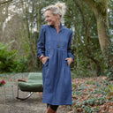 Robe Allegra - jean de coton bleu - Quintessence